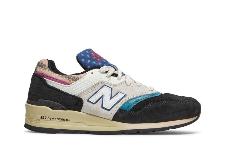 New Balance 997 'Patchwork' — Black/Beige