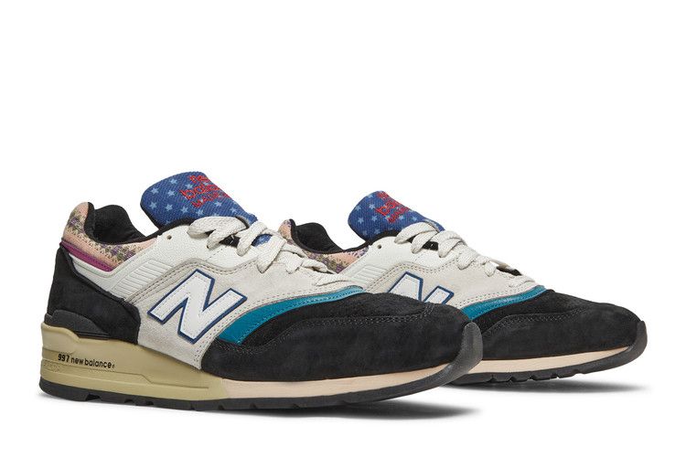 New Balance 997 'Patchwork' — Black/Beige