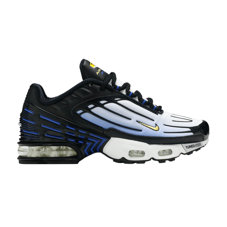 Nike Air Max Plus 3 GS 'Hyper Blue' — Black/Chamois/Hyper Blue/White
