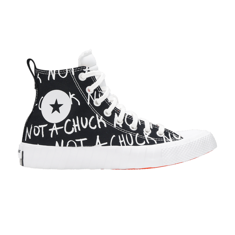 Converse UNT1TL3D High GS 'Not A Chuck' — Black/White/Bold Mandarin