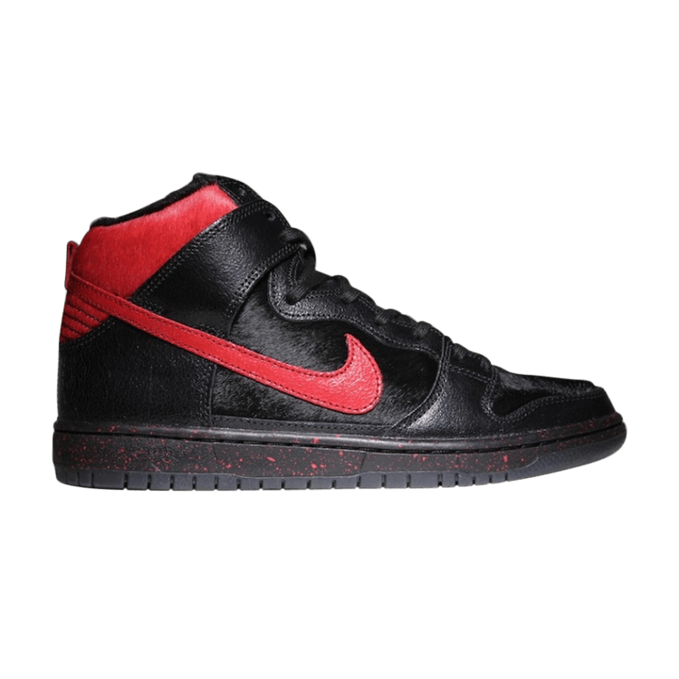 Nike Dunk High Pro Premium SB 'Krampus' — Black/Gym Red