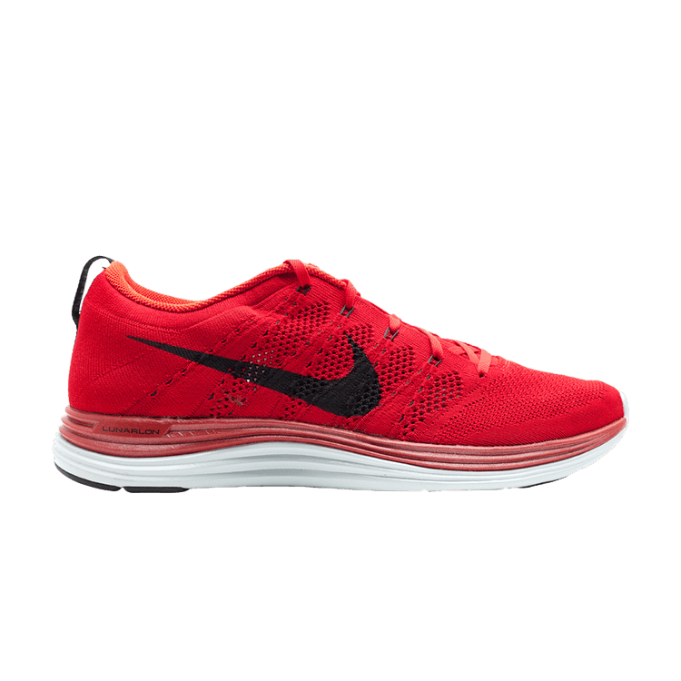 Nike Flyknit Lunar1+ — Gym Red/Black-Pure Platinum