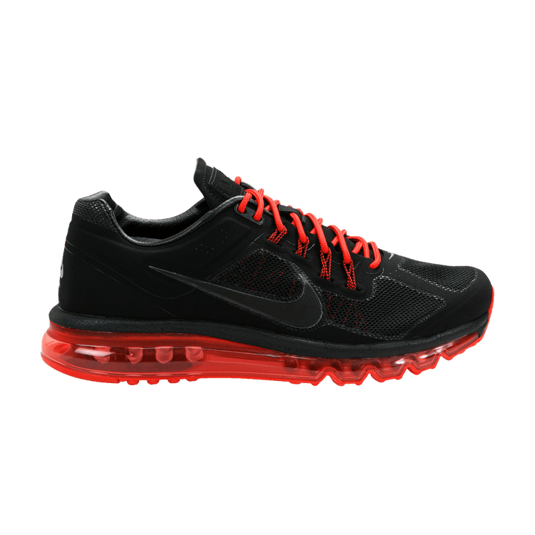 Nike Air Max 2013+ EXT 'Black University Red' — Black/Black/Black/University Red