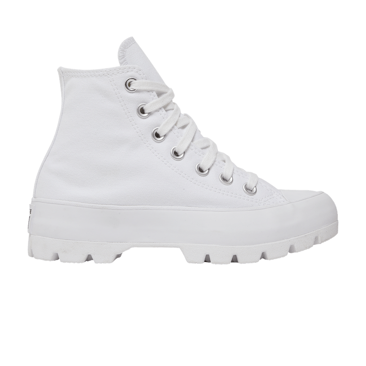 Converse Wmns Chuck Taylor All Star High Lugged 'White' — White/Black/White