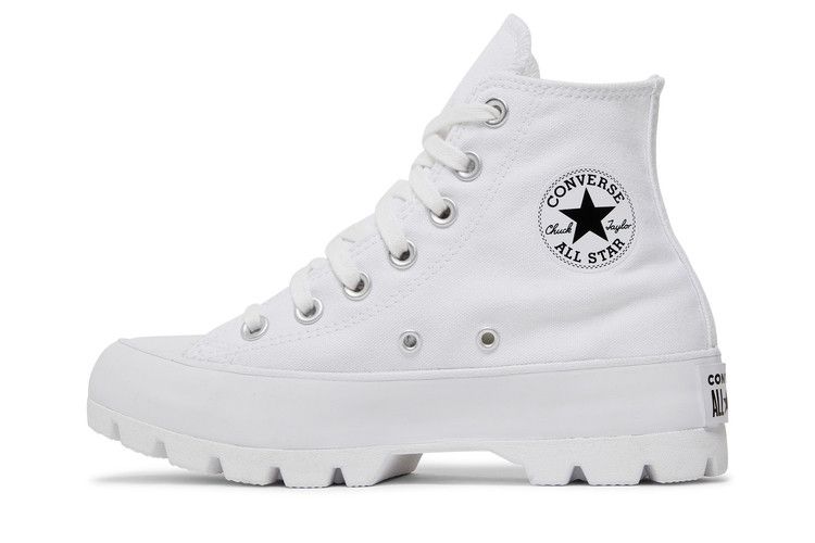 Converse Wmns Chuck Taylor All Star High Lugged 'White' — White/Black/White