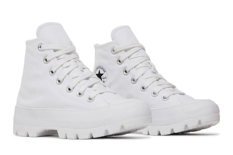 Converse Wmns Chuck Taylor All Star High Lugged 'White' — White/Black/White