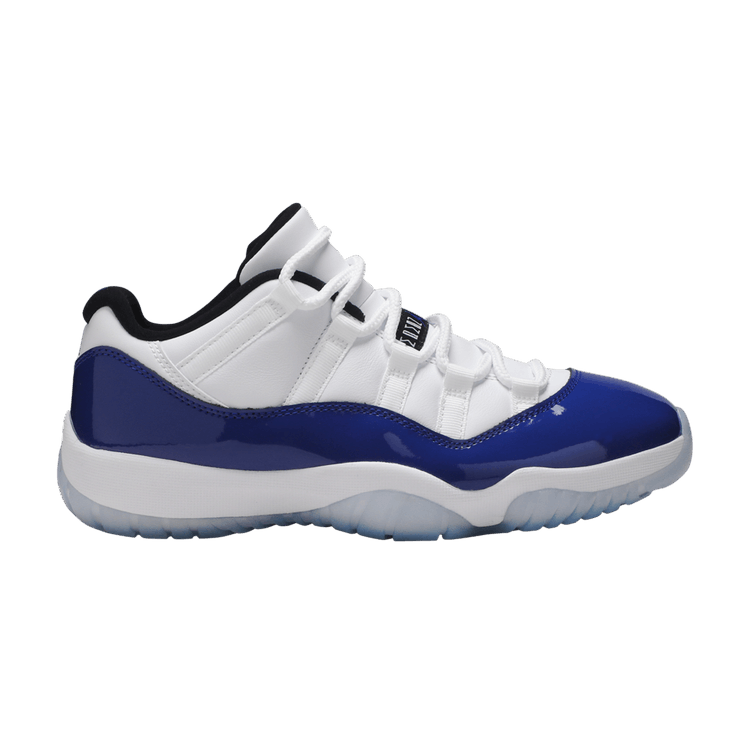Wmns Air Jordan 11 Retro Low 'Concord Sketch' — White/Black/Concord