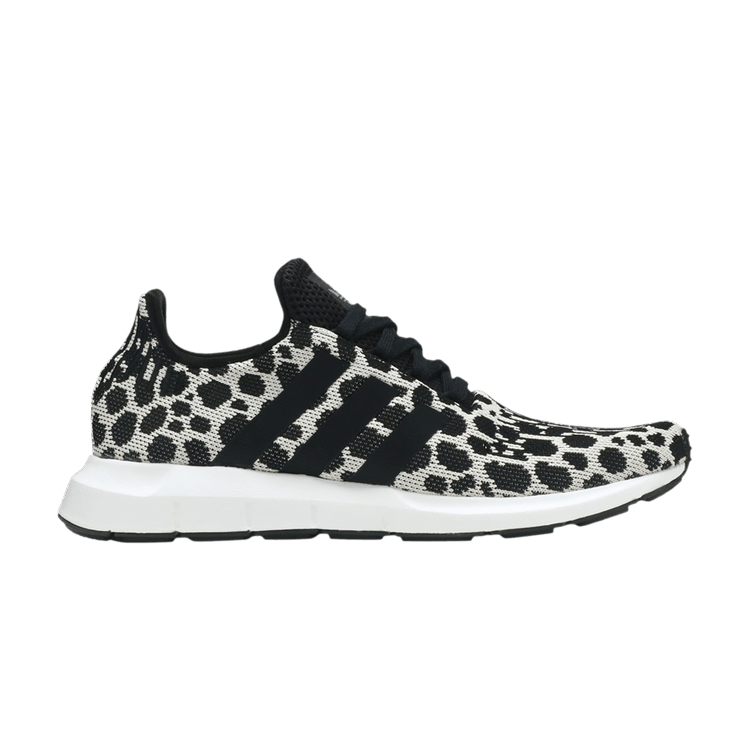 adidas Wmns Swift Run 'Leopard Print' — Raw White/Core Black/Carbon