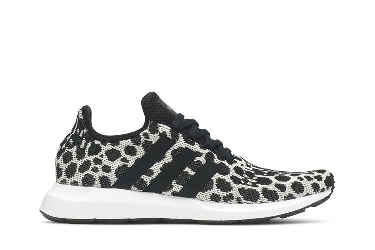 adidas Wmns Swift Run 'Leopard Print' — Raw White/Core Black/Carbon