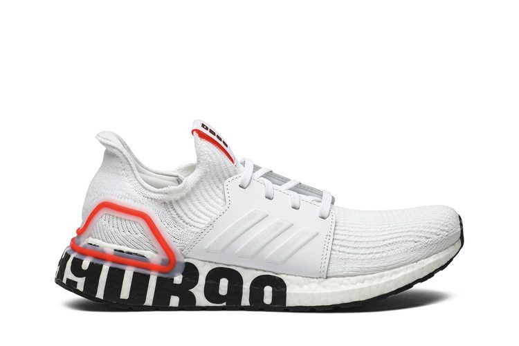 David Beckham x adidas UltraBoost 2019 'Triple Crown 20th Anniversary' — Core White/Footwear White-Solar Red