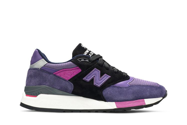 New Balance 998 Made in USA 'Purple Black' — Purple/Grey/Black