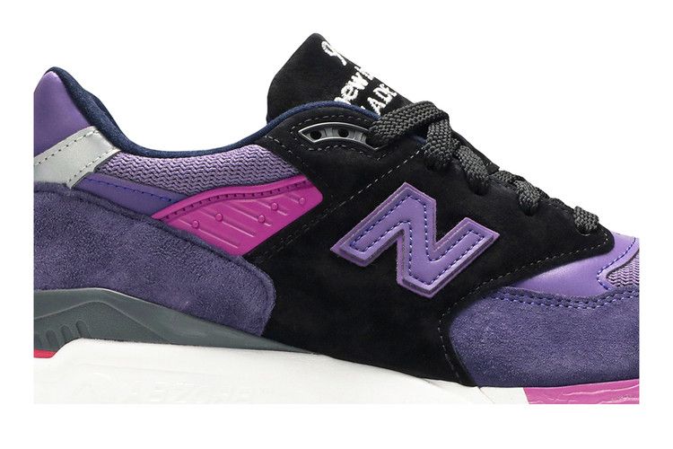 New Balance 998 Made in USA 'Purple Black' — Purple/Grey/Black