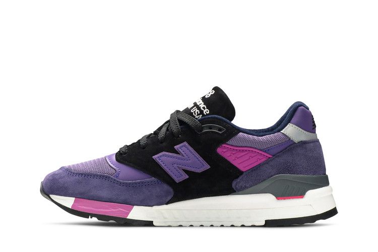 New Balance 998 Made in USA 'Purple Black' — Purple/Grey/Black