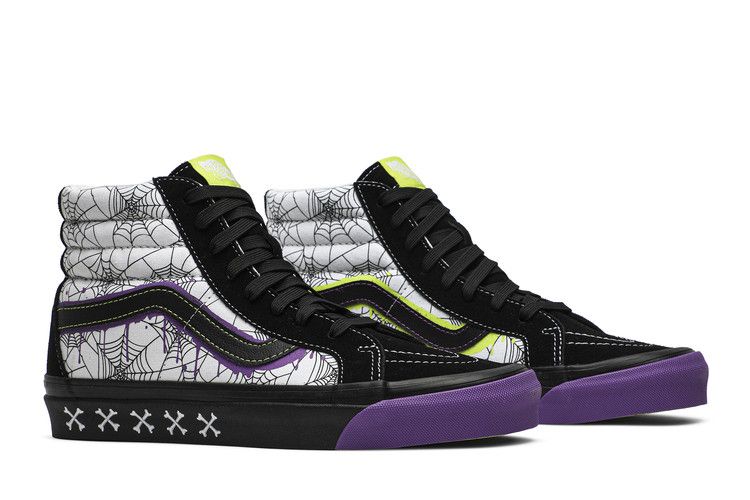 size? x Vans Sk8 Hi 38 DX 'Halloween' — Black/Dew Bry/True White