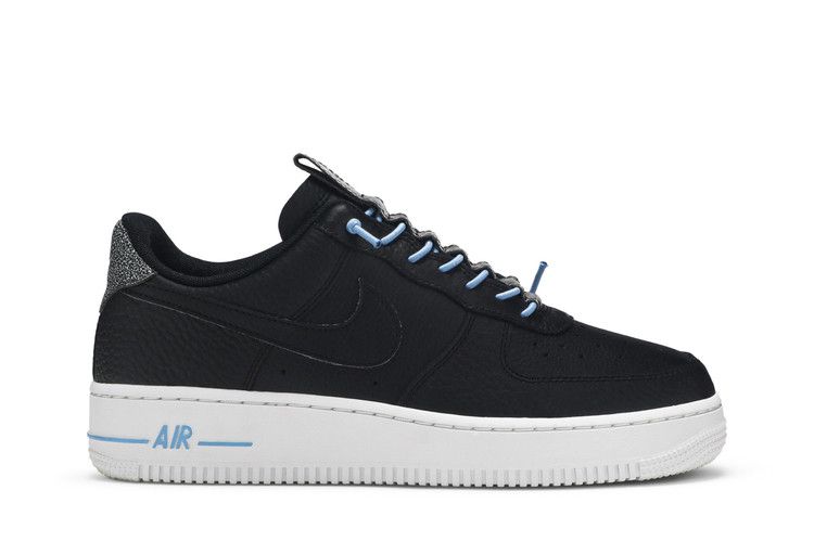 Nike Wmns Air Force 1 '07 Lux 'Black Reflective' — Black/Light Blue/White/Black (2)