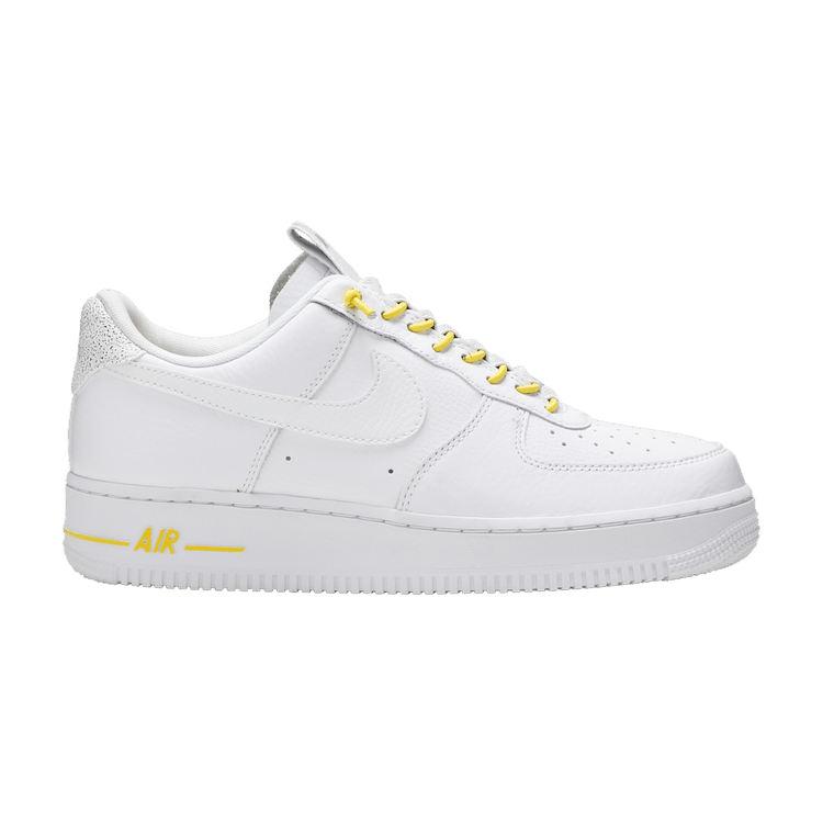 Nike Wmns Air Force 1 '07 Lux 'White Reflective' — White/Chrome Yellow/Black/White