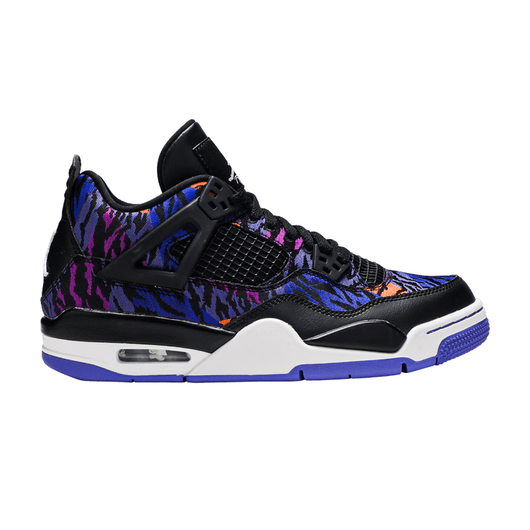 Air Jordan 4 Retro SE GG 'Rush Violet' — Black/White/Rush Violet/Racer Blue