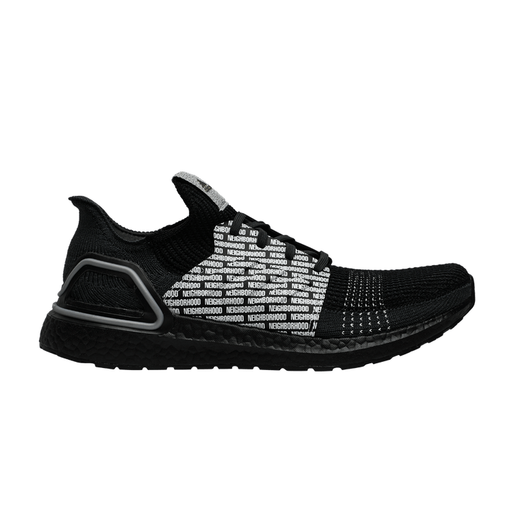 NEIGHBORHOOD x adidas UltraBoost 19 'NBHD' — Core Black/Core Black/Footwear White