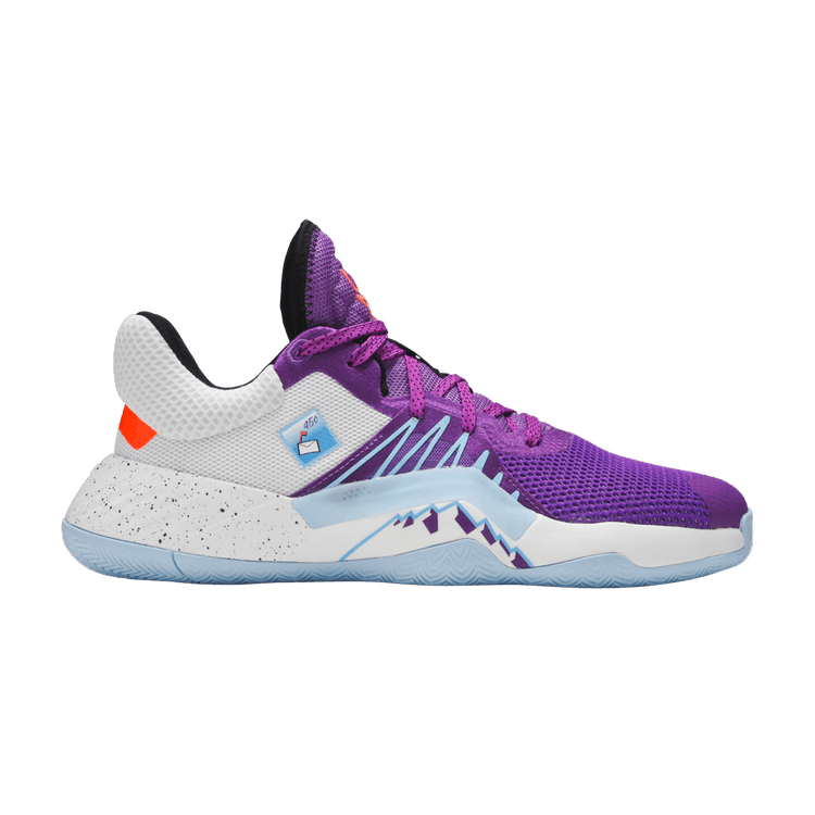 Adidas D.O.N. Issue #1 'Mailman' — Active Purple/Footwear White/Glow Blue