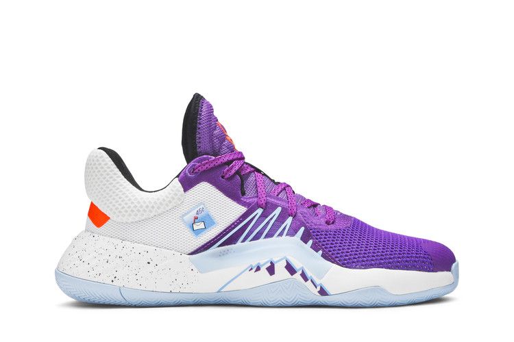 Adidas D.O.N. Issue #1 'Mailman' — Active Purple/Footwear White/Glow Blue