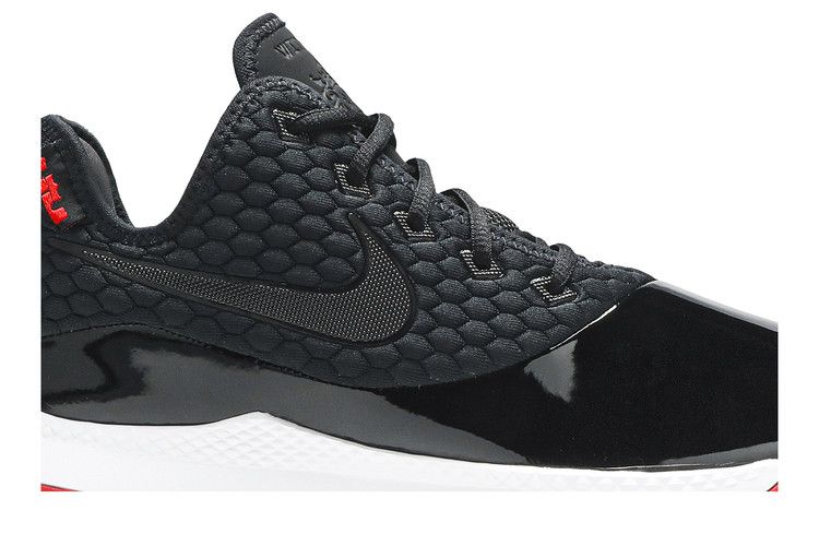Nike LeBron Witness 3 Premium 'Black Red' — Black/Black/White/Varsity Red