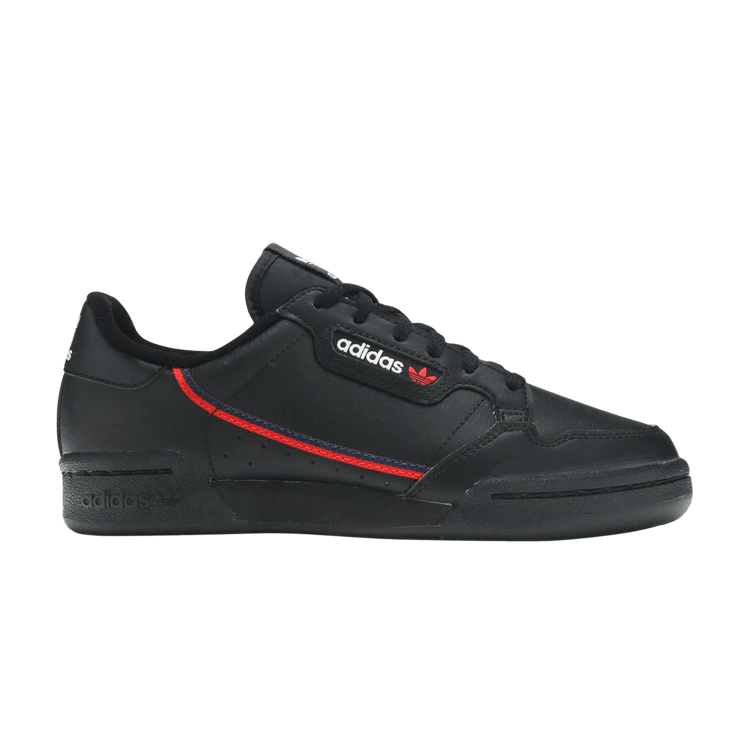 Adidas Continental 80 J 'Black Scarlet' — Core Black/Scarlet/Collegiate Navy