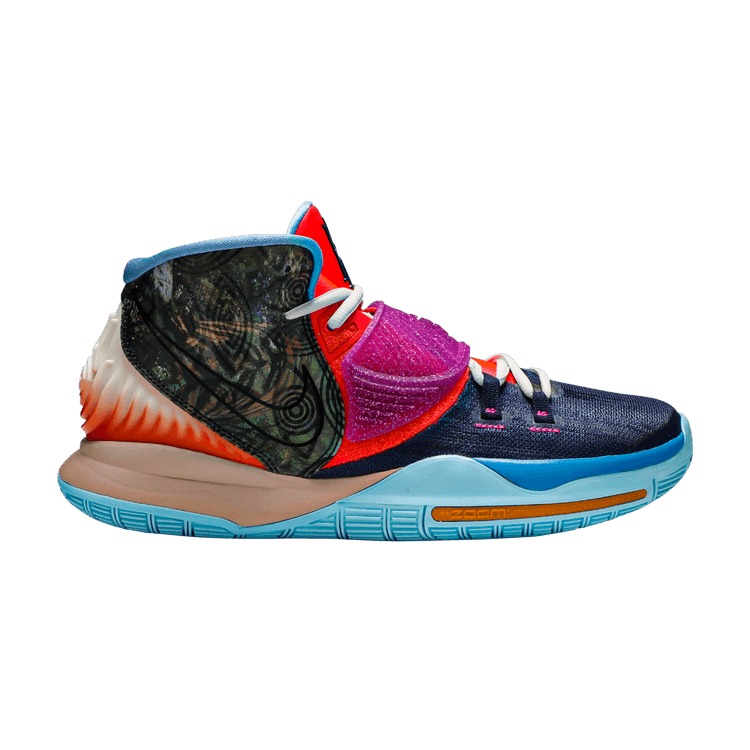 Nike Kyrie 6 Preheat 'Heal The World' — Midnight Navy/Black/Marine/Moir