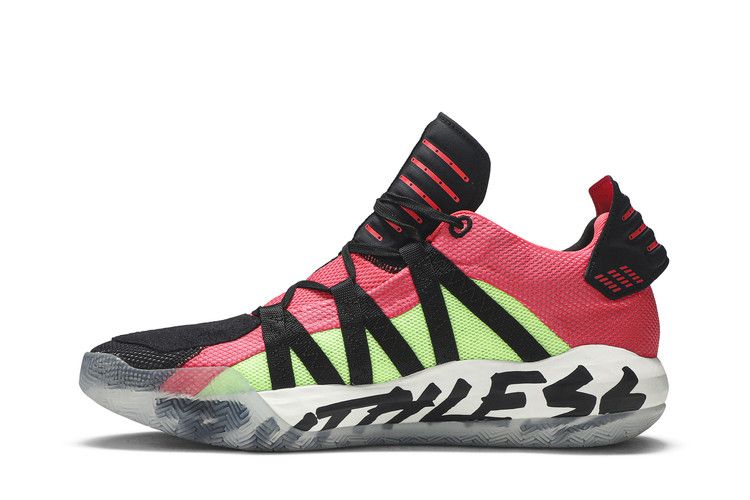 Adidas Dame 6 'Ruthless' — Core Black/Core Black/Shock Red