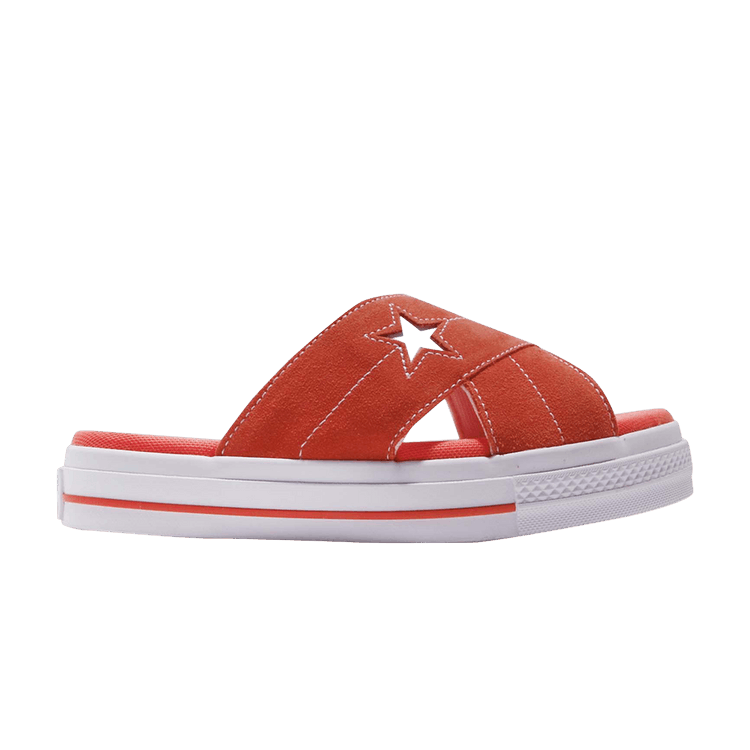 Converse Wmns One Star Sandal 'Orange' — Orange/Egret