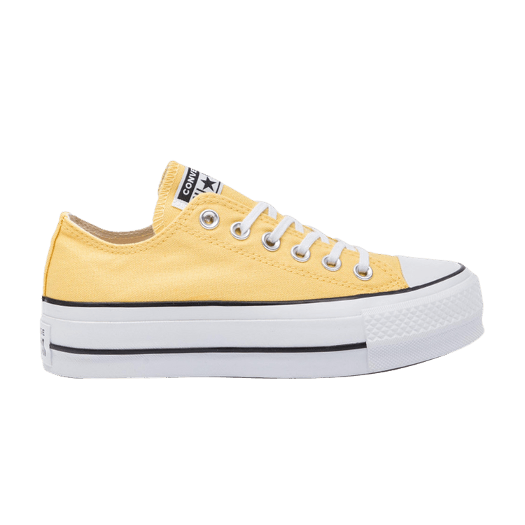 Converse Wmns Chuck Taylor All Star Lift Low 'Butter Yellow' — Butter Yellow/Black/White