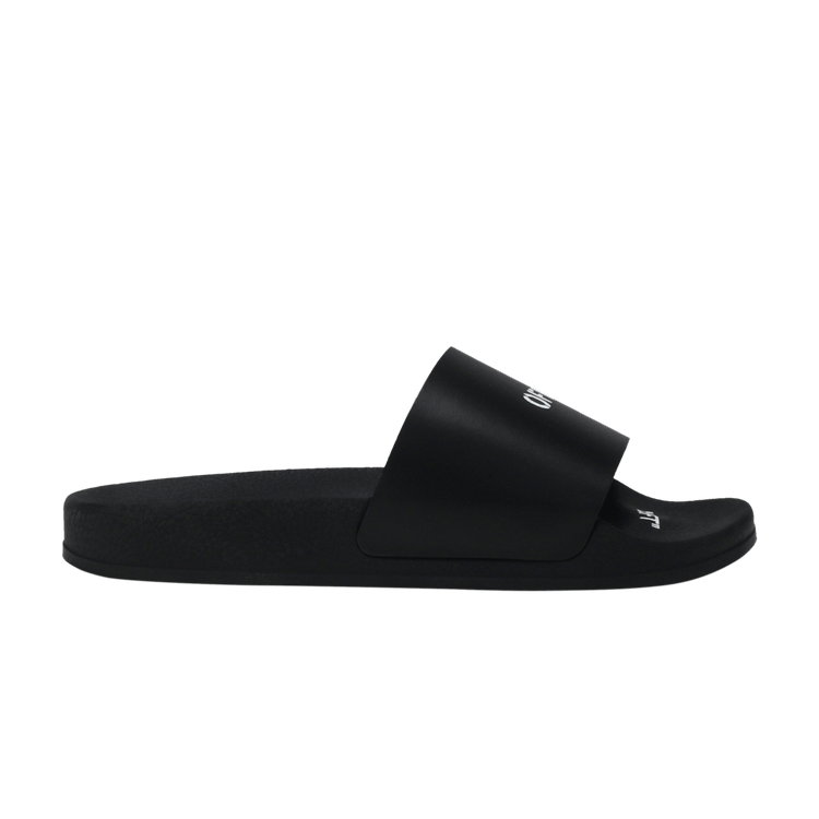Off-White Sliders 'Black' — Black