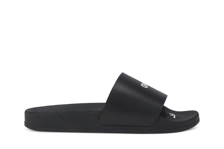 Off-White Sliders 'Black' — Black
