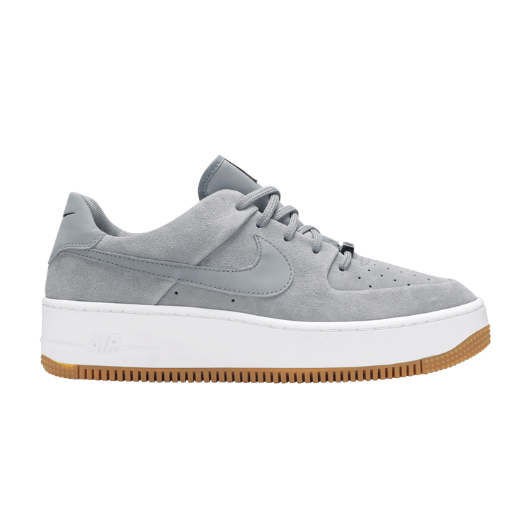 Nike Wmns Air Force 1 Sage Low 'Cool Grey' — Cool Grey/Cool Grey/Black