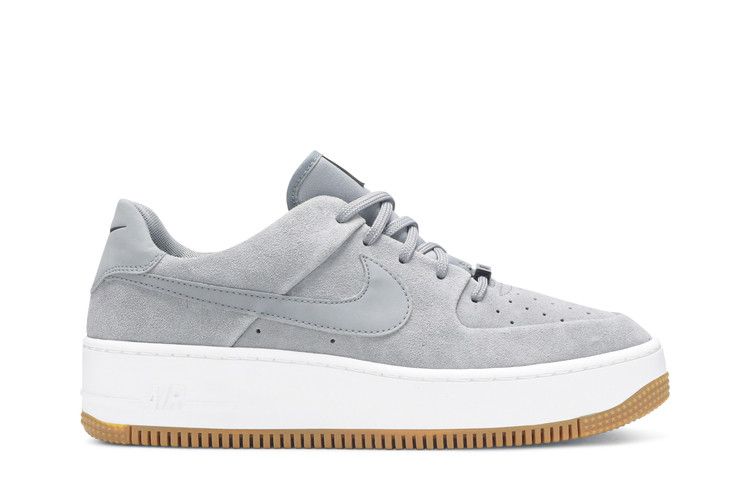 Nike Wmns Air Force 1 Sage Low 'Cool Grey' — Cool Grey/Cool Grey/Black (2)