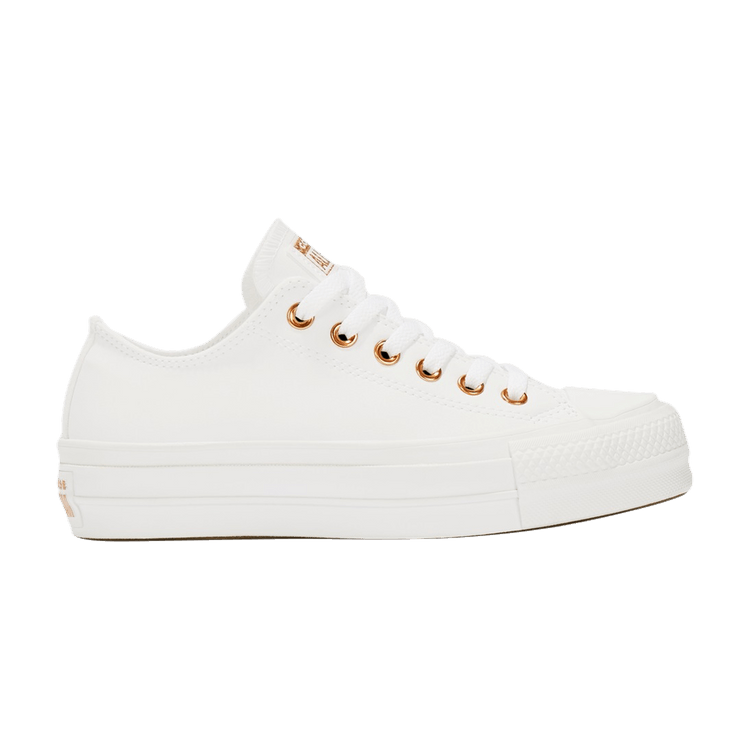 Converse Wmns Chuck Taylor All Star Lift Low 'Triple White' — White/White/White