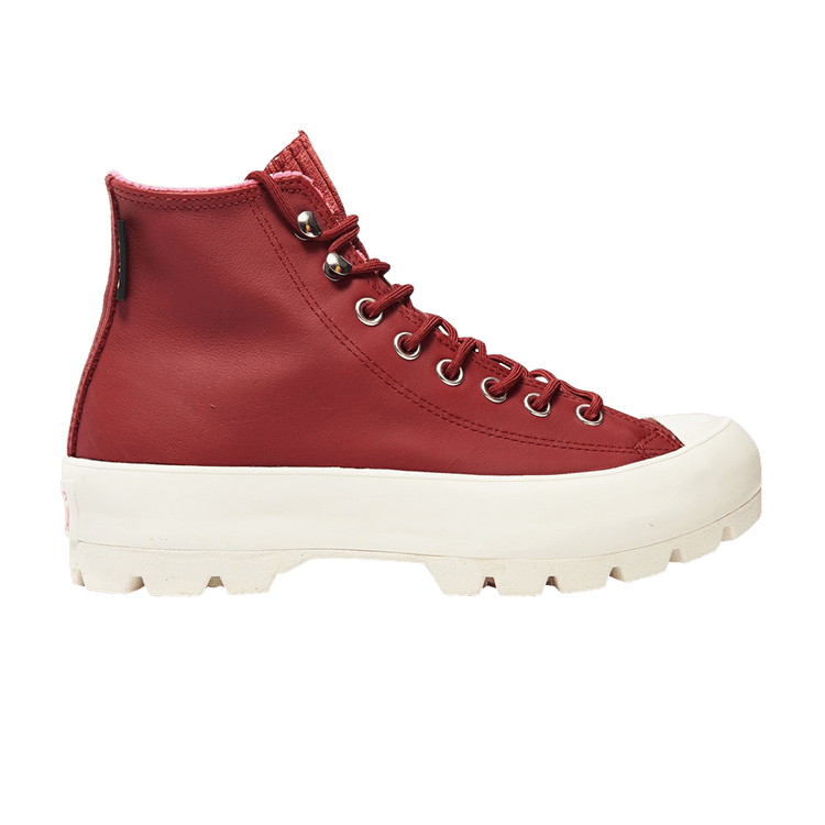 Converse Wmns Chuck Taylor All Star Lugged Winter High GTX 'Back Alley Brick' — Back Alley Brick/Habanero Red