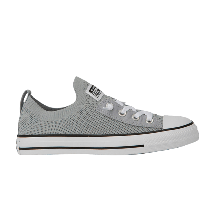 Converse Wmns Chuck Taylor All Star Shoreline Knit Slip-On 'Wolf Grey' — Wolf Grey/White/Black