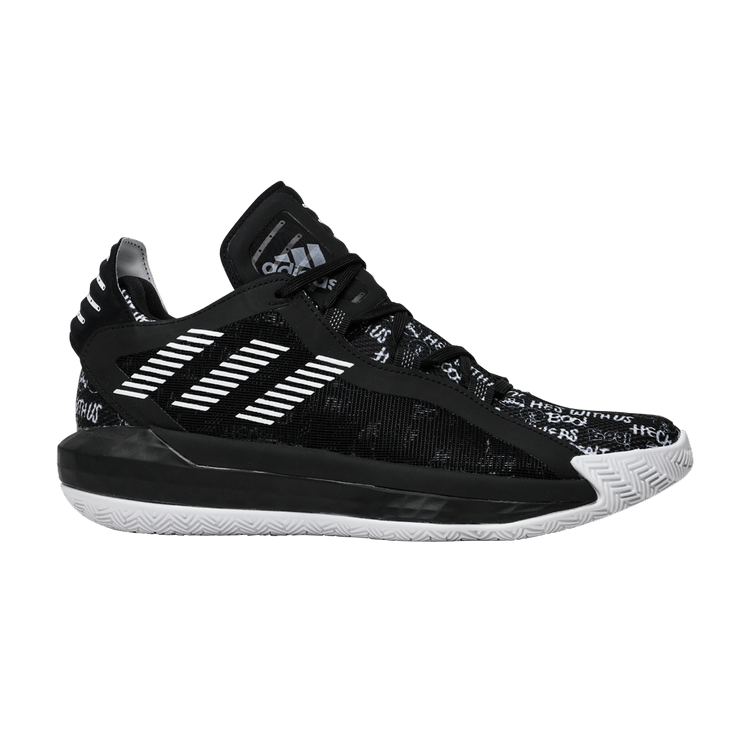 Adidas Dame 6 'Hecklers Get Dealt With' — Core Black/Cloud White/Core Black