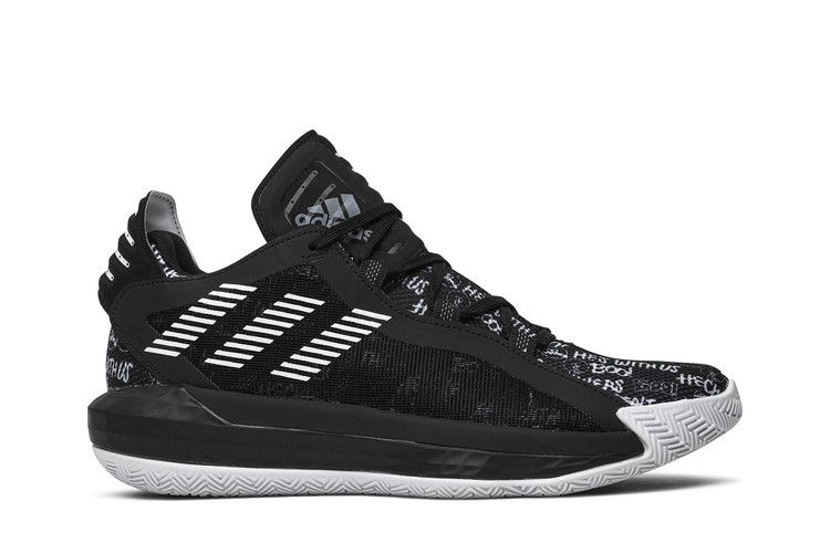 Adidas Dame 6 'Hecklers Get Dealt With' — Core Black/Cloud White/Core Black