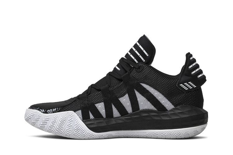 Adidas Dame 6 'Hecklers Get Dealt With' — Core Black/Cloud White/Core Black
