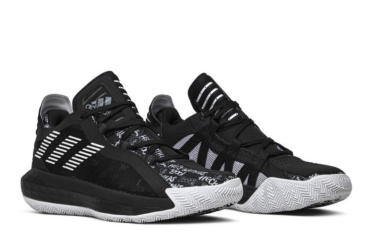 Adidas Dame 6 'Hecklers Get Dealt With' — Core Black/Cloud White/Core Black