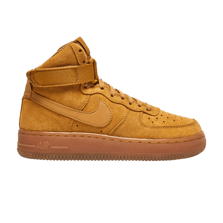Nike Air Force 1 High LV8 3 GS 'Wheat' — Wheat/Wheat/Gum Light Brown