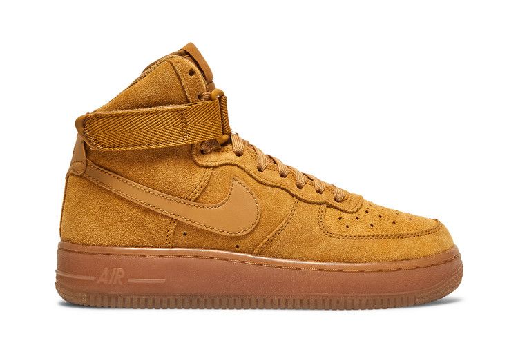 Nike Air Force 1 High LV8 3 GS 'Wheat' — Wheat/Wheat/Gum Light Brown (2)