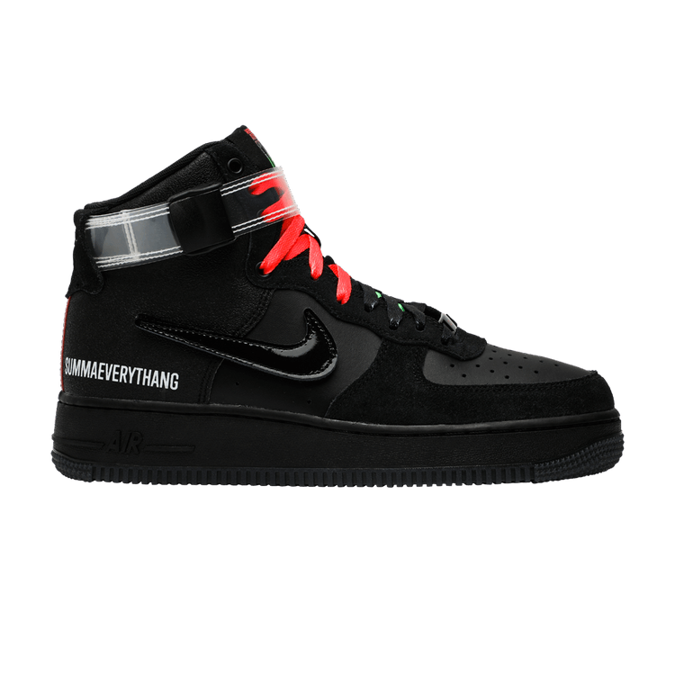 Lauren Halsey x Nike Air Force 1 High LE 'ALL FOR 1 - LA' — Black/Rage Green/Bright Crimson/Black