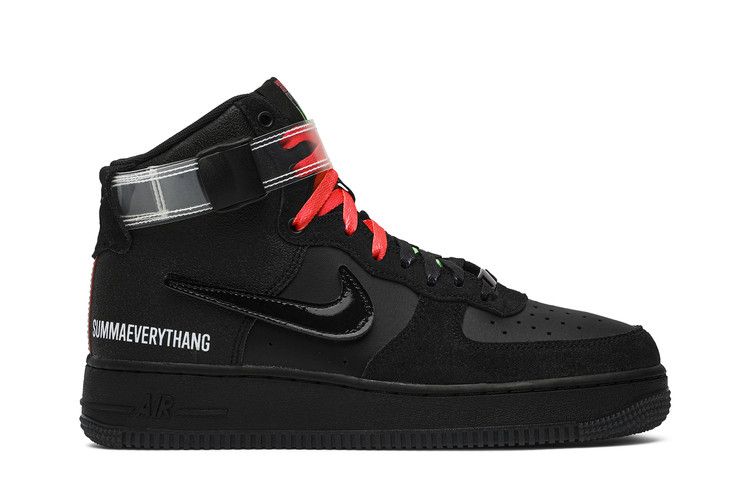 Lauren Halsey x Nike Air Force 1 High LE 'ALL FOR 1 - LA' — Black/Rage Green/Bright Crimson/Black (2)