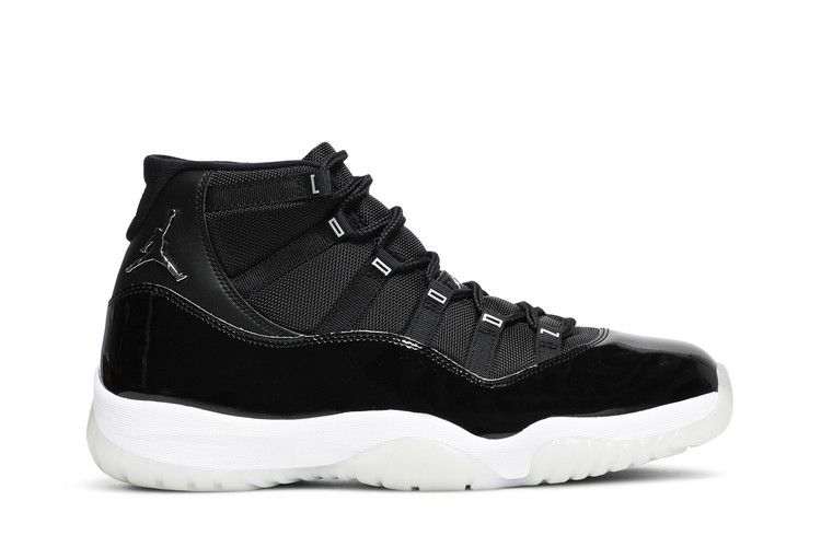 Air Jordan 11 Retro 'Jubilee / 25th Anniversary' — Black/Clear/White/Metallic Silver