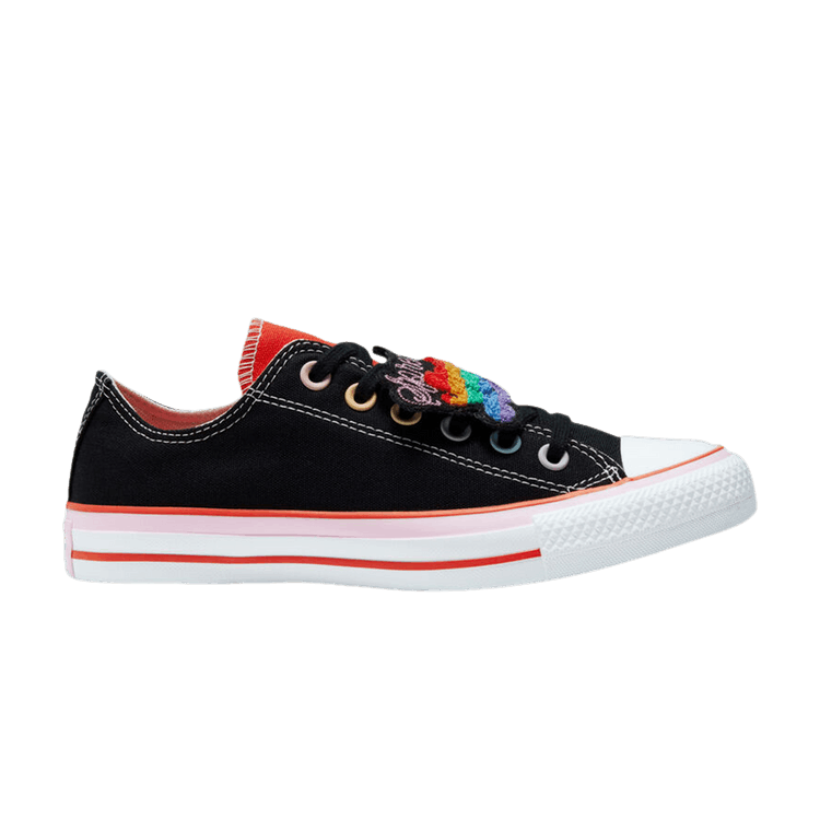 Millie Bobby Brown x Converse Wmns Chuck Taylor All Star Ox 'Multi' — Black/Mandarin Red/Pink Lady