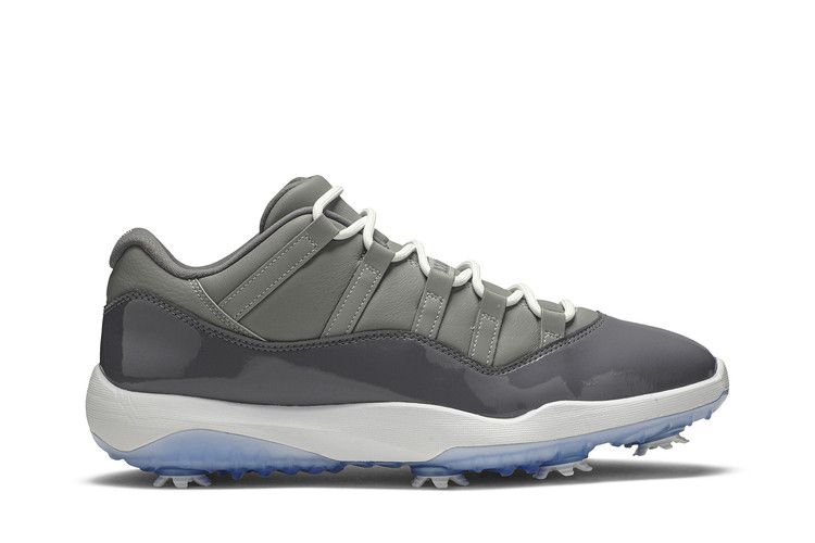 Air Jordan 11 Low Golf 'Cool Grey' — Medium Grey/Gunsmoke/White