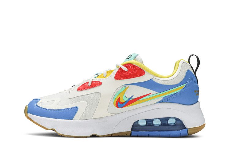 Nike Wmns Air Max 200 'Legend of Her' — Pale Ivory/Bright Crimson/Chrome Yellow