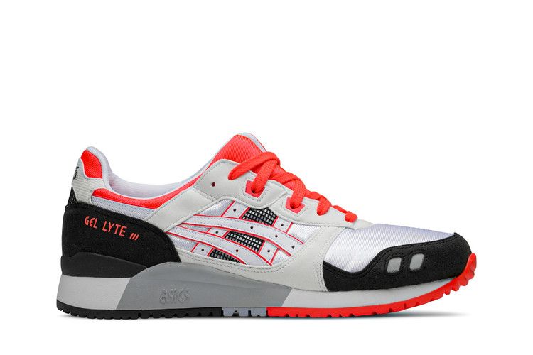 ASICS Gel Lyte 3 OG Retro 'Flash Coral' — White/Flash Coral